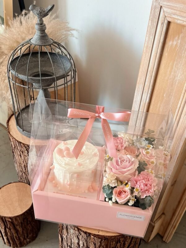 BLOOM WITH CAKE COMBO-003 (Pink) - Image 4